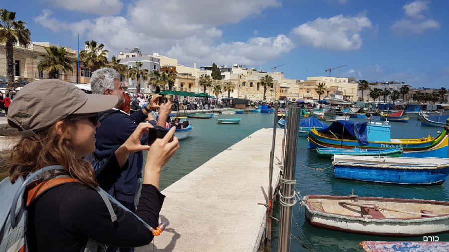 שוק הדגים ב Marsaxlokk